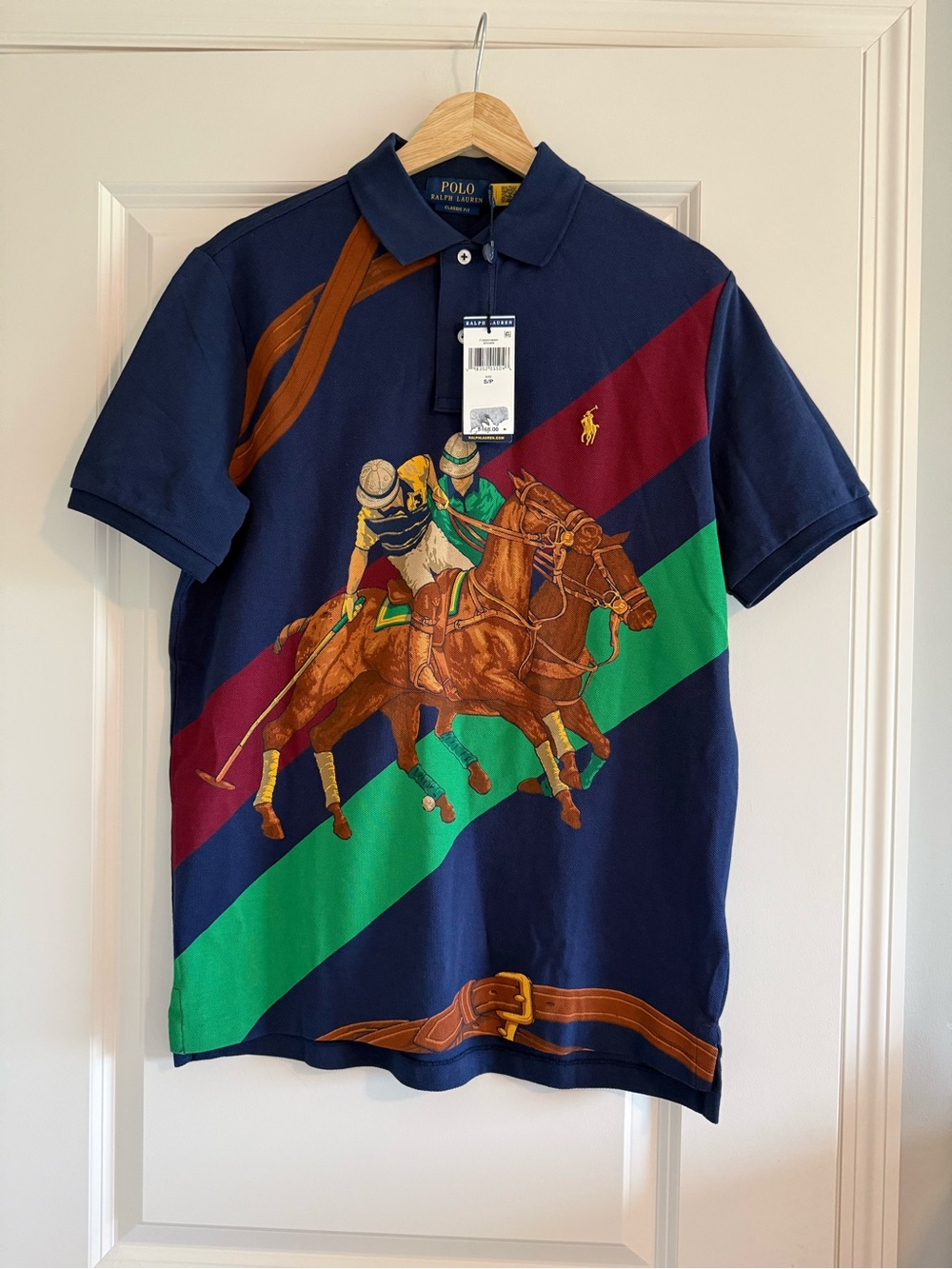 Men's Size S POLO RALPH LAUREN Classic-fit Equestrian Mesh Polo Limited Edition